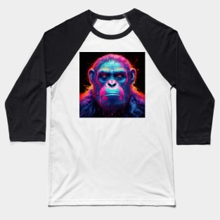 Apes Together Strong Neon Pop Art 1 Baseball T-Shirt